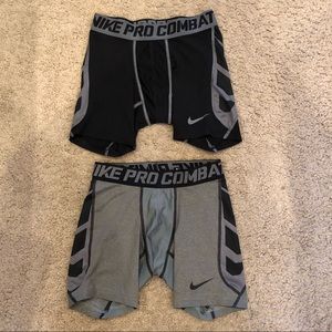 Boys Nike Compression Shorts
